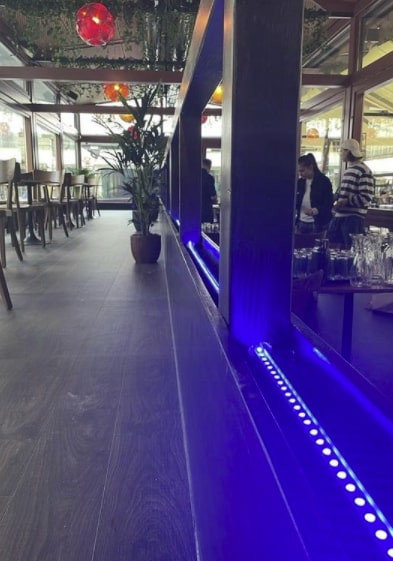 Beleuchtung eines Restaurants der Baycon Bayik KG